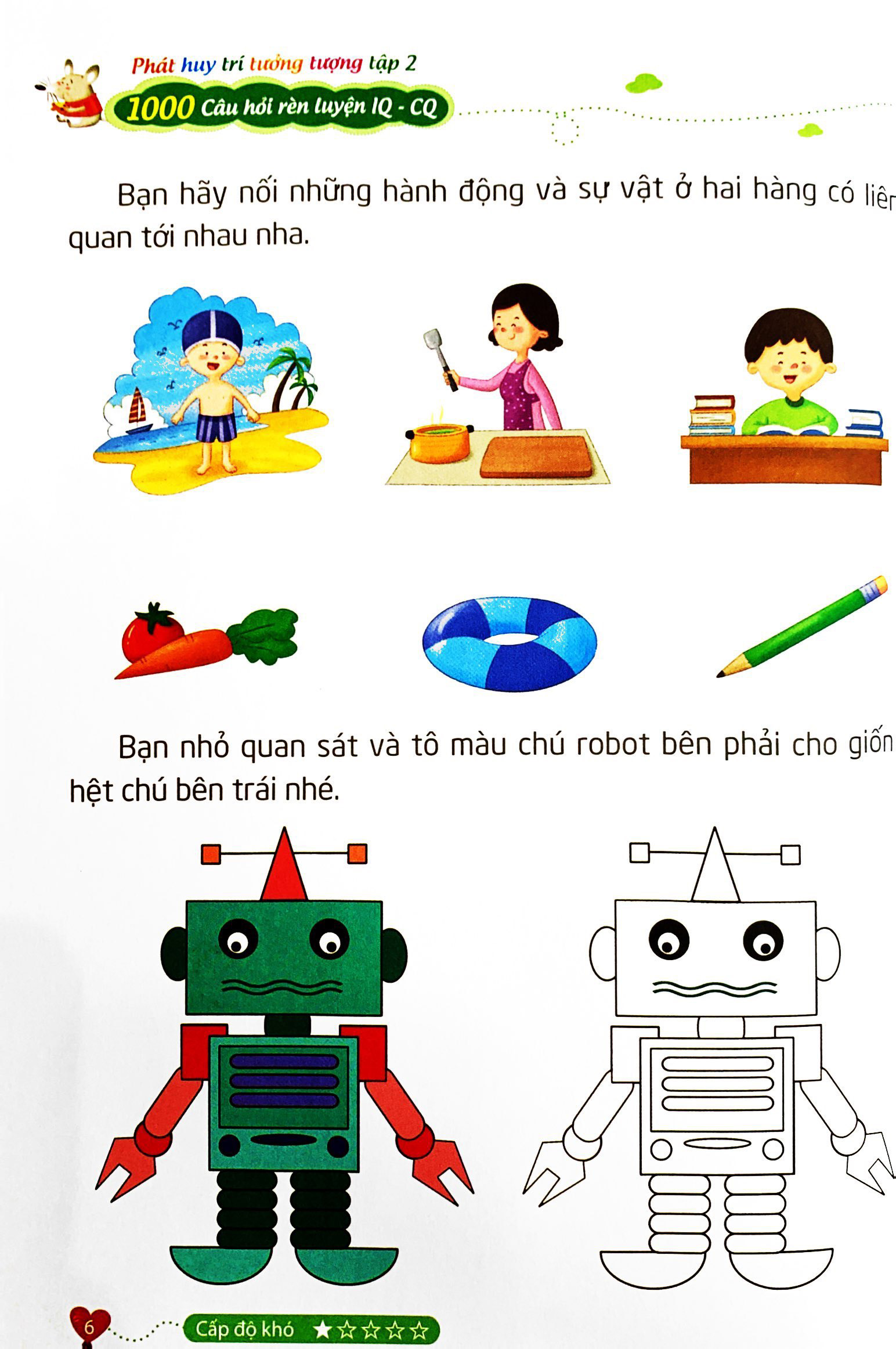 bộ 1000 câu hỏi rèn luyện iq - cq - phát huy trí tưởng tượng - tập 2