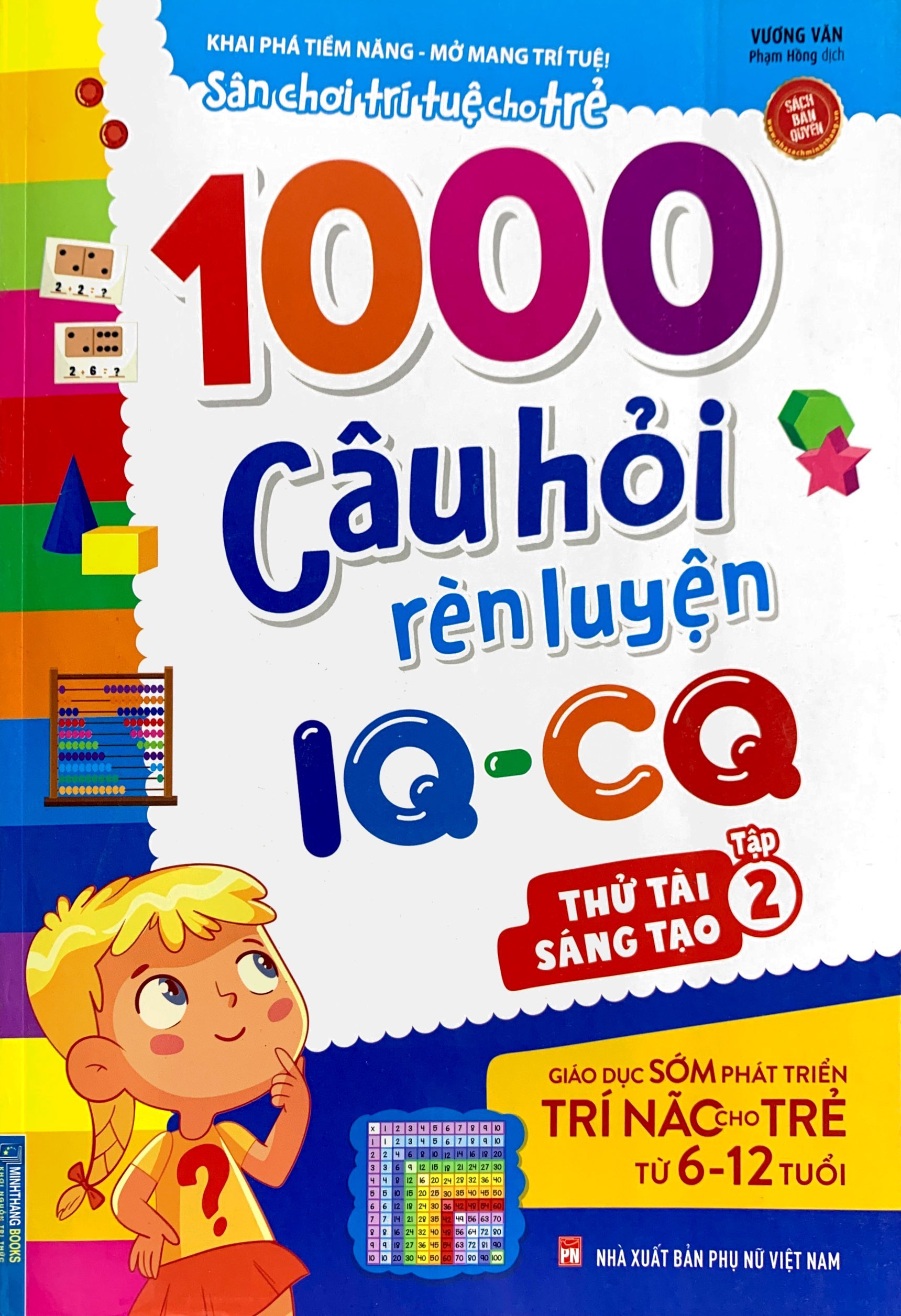 bộ 1000 câu hỏi rèn luyện iq - cq - thách thức sáng tạo - tập 2