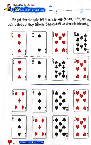 bộ 1000 câu hỏi rèn luyện iq - cq - thách thức trí nhớ - tập 1