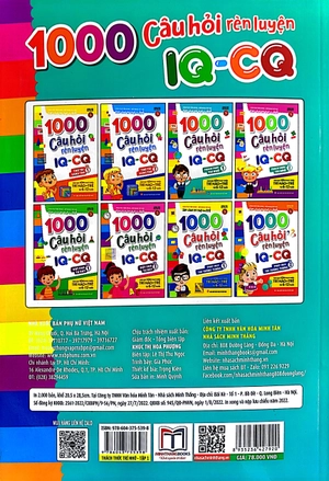 bộ 1000 câu hỏi rèn luyện iq - cq - thách thức trí nhớ - tập 1