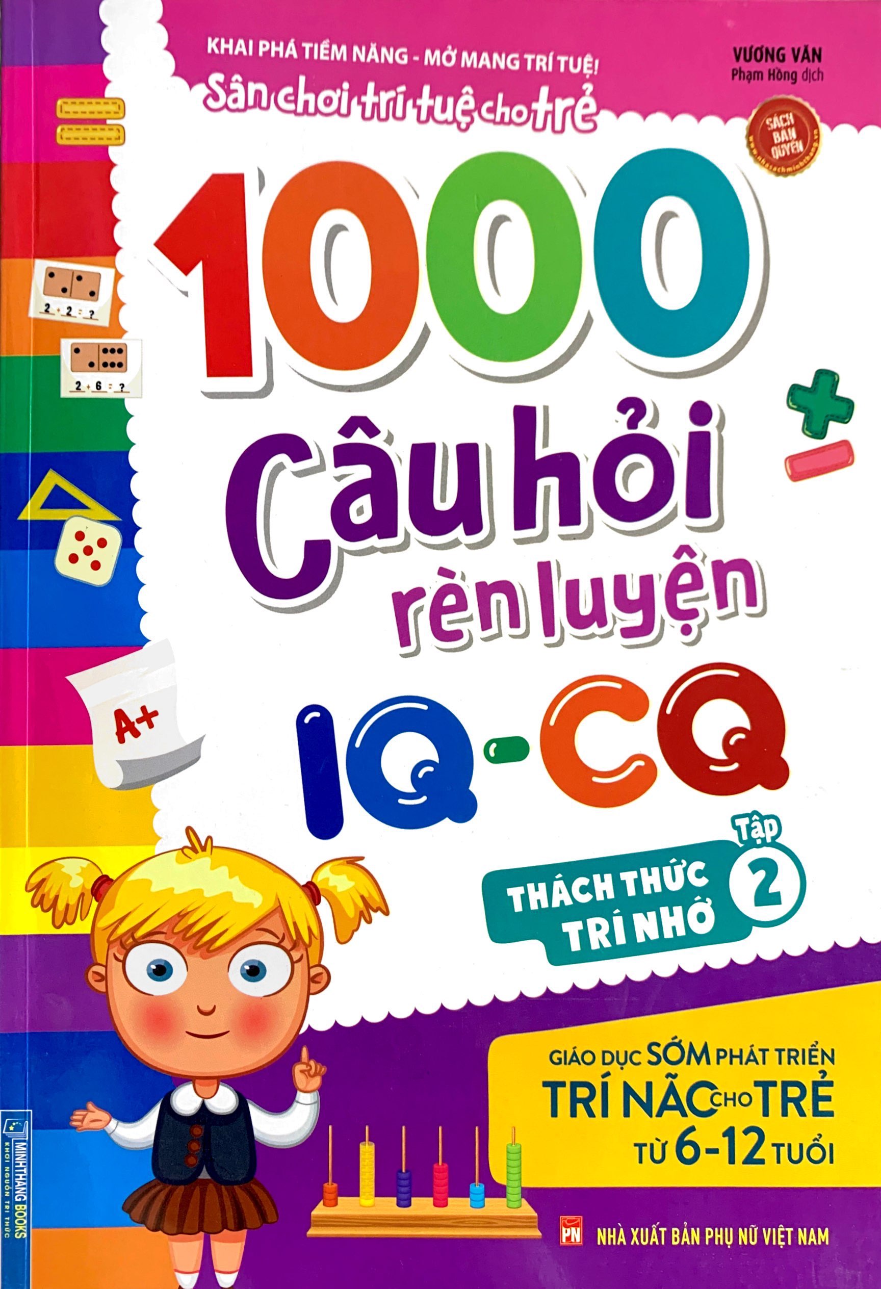 bộ 1000 câu hỏi rèn luyện iq - cq - thách thức trí nhớ - tập 2