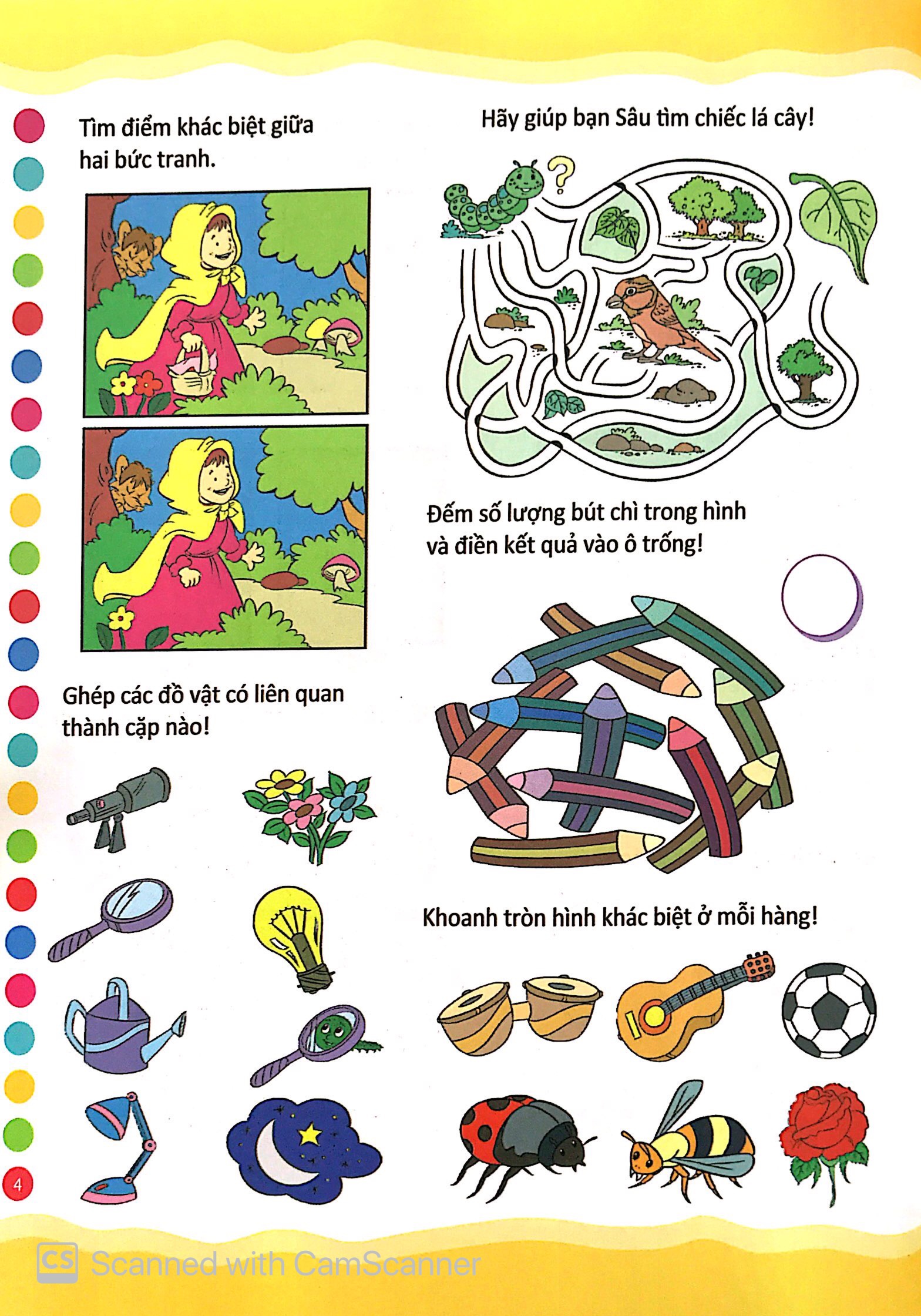 bộ 1001 trò chơi tư duy - quyển 4