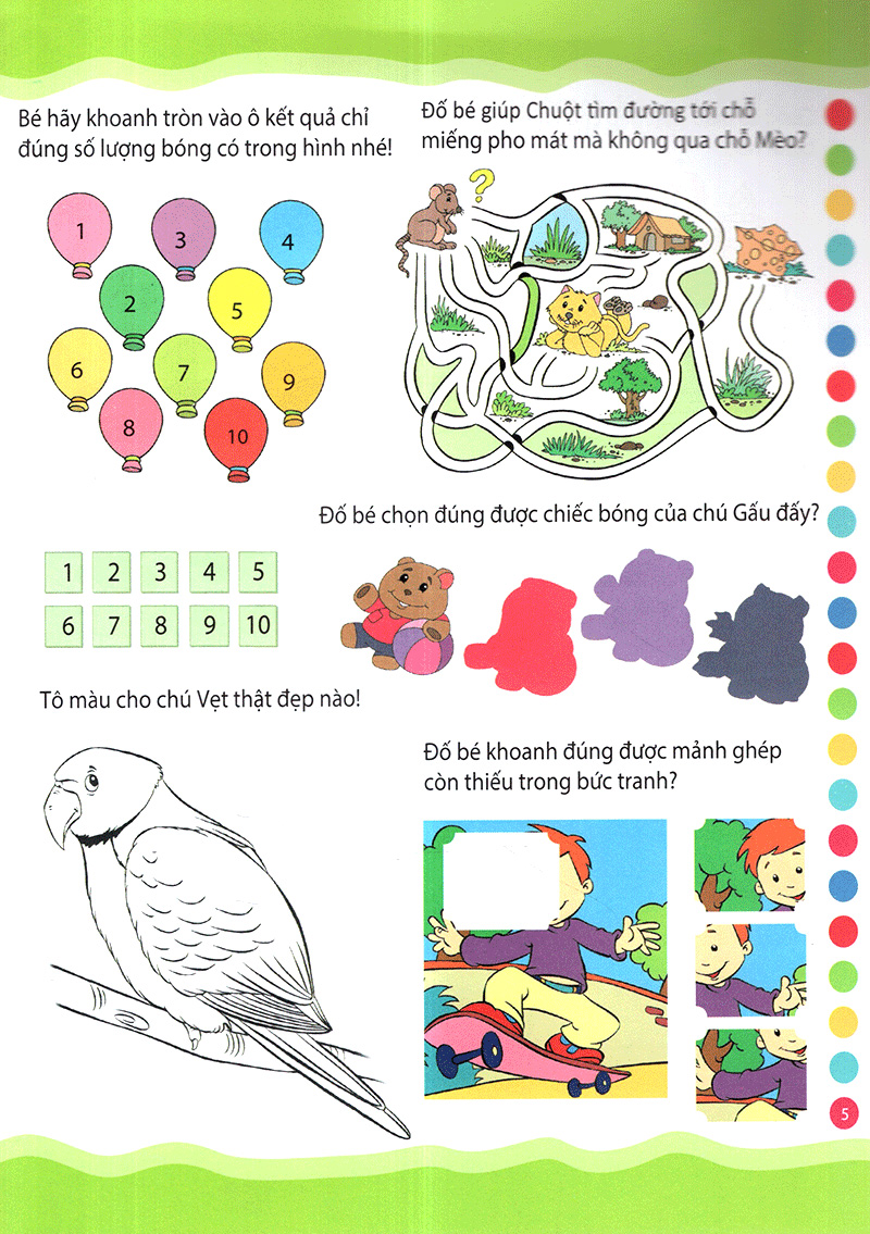 bộ 1001 trò chơi tư duy - quyển 6