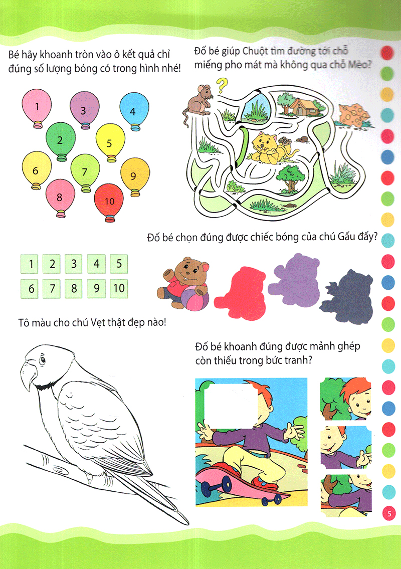 bộ 1001 trò chơi tư duy - quyển 6