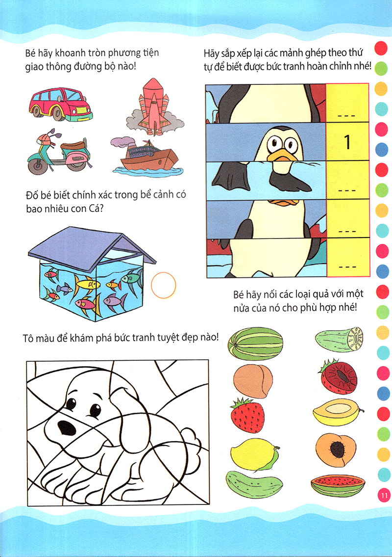 bộ 1001 trò chơi tư duy - quyển 6