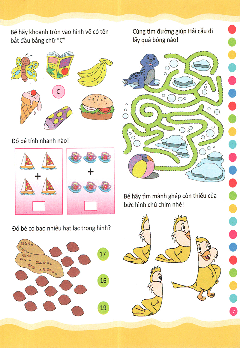 bộ 1001 trò chơi tư duy - quyển 7