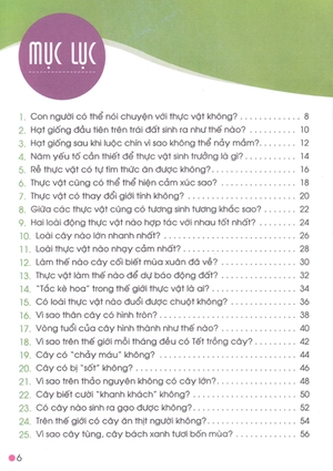 bộ 101 điều em muốn biết - thế giới thực vật - tập 1