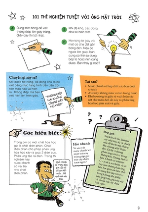 bộ 101 thí nghiệm - tuyệt vời ông mặt trời (tập 2)