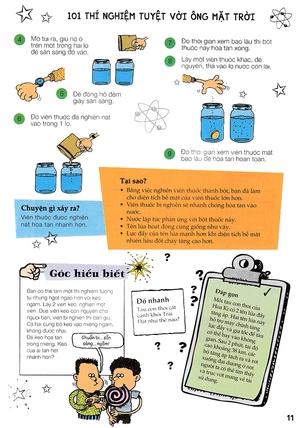 bộ 101 thí nghiệm - tuyệt vời ông mặt trời (tập 2)
