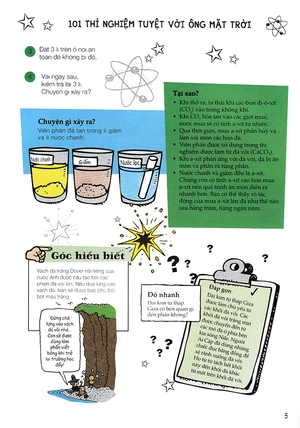 bộ 101 thí nghiệm - tuyệt vời ông mặt trời (tập 2)