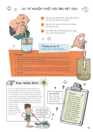 bộ 101 thí nghiệm - tuyệt vời ông mặt trời (tập 3)