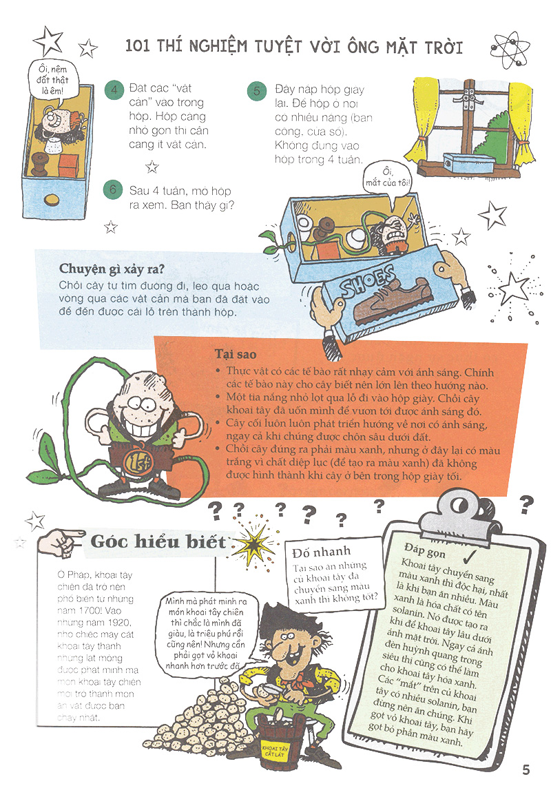 bộ 101 thí nghiệm - tuyệt vời ông mặt trời (tập 4)