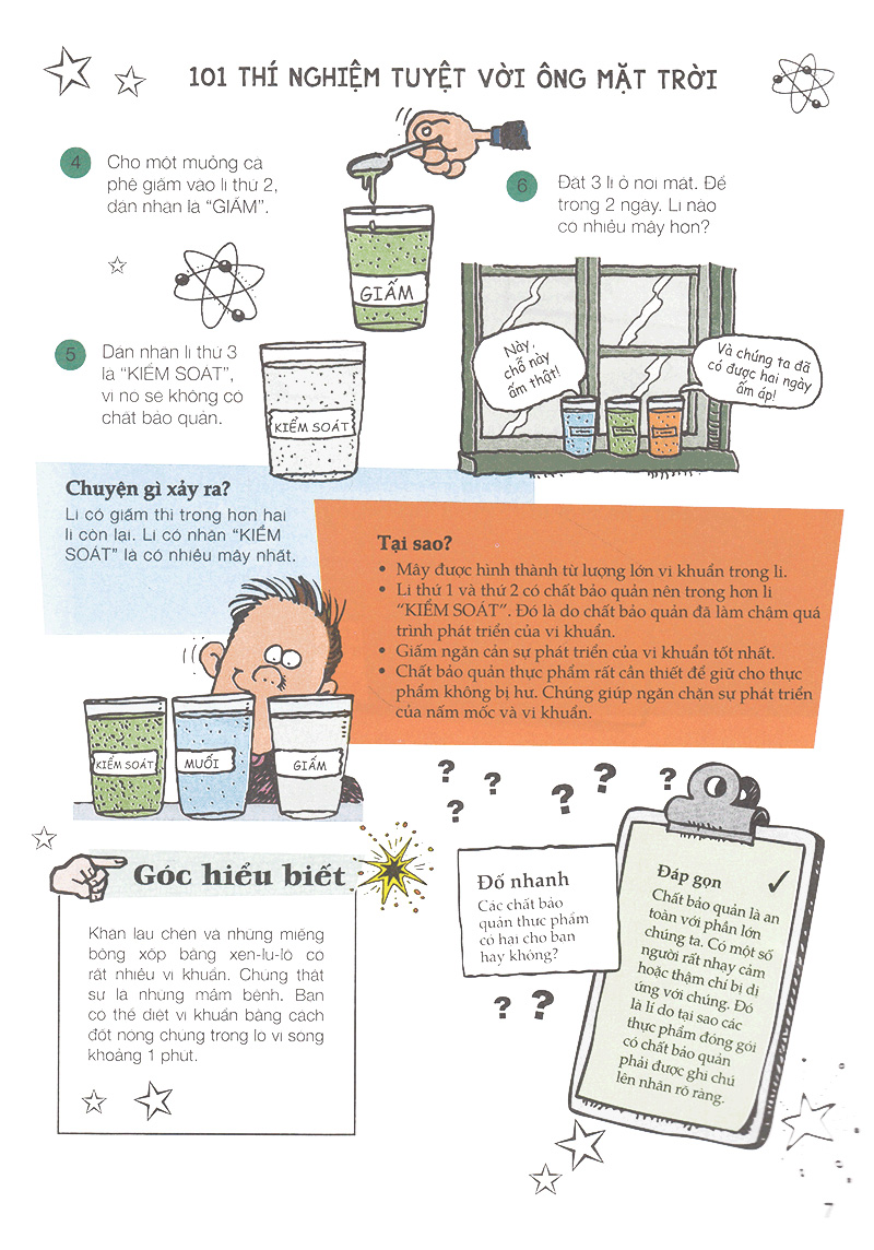 bộ 101 thí nghiệm - tuyệt vời ông mặt trời (tập 4)