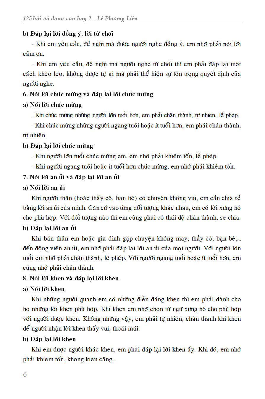 bộ 125 bài & đoạn văn hay 2
