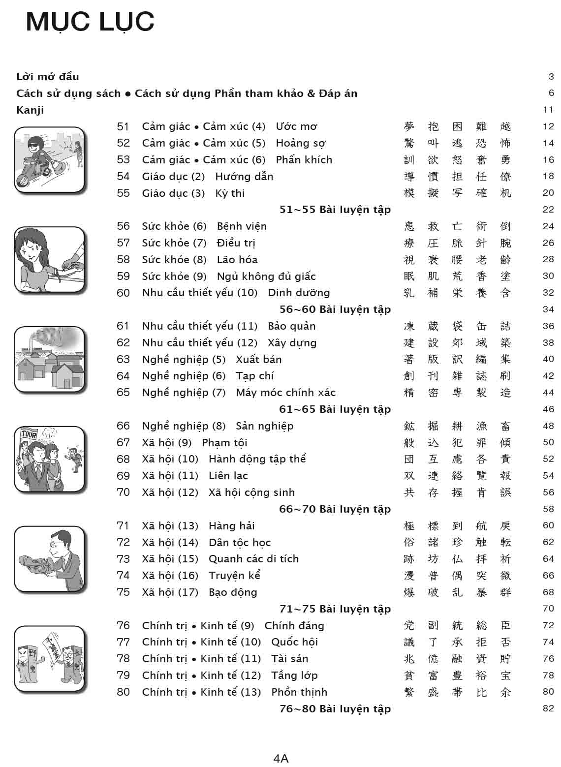 bộ 15 phút luyện kanji mỗi ngày - vol 4