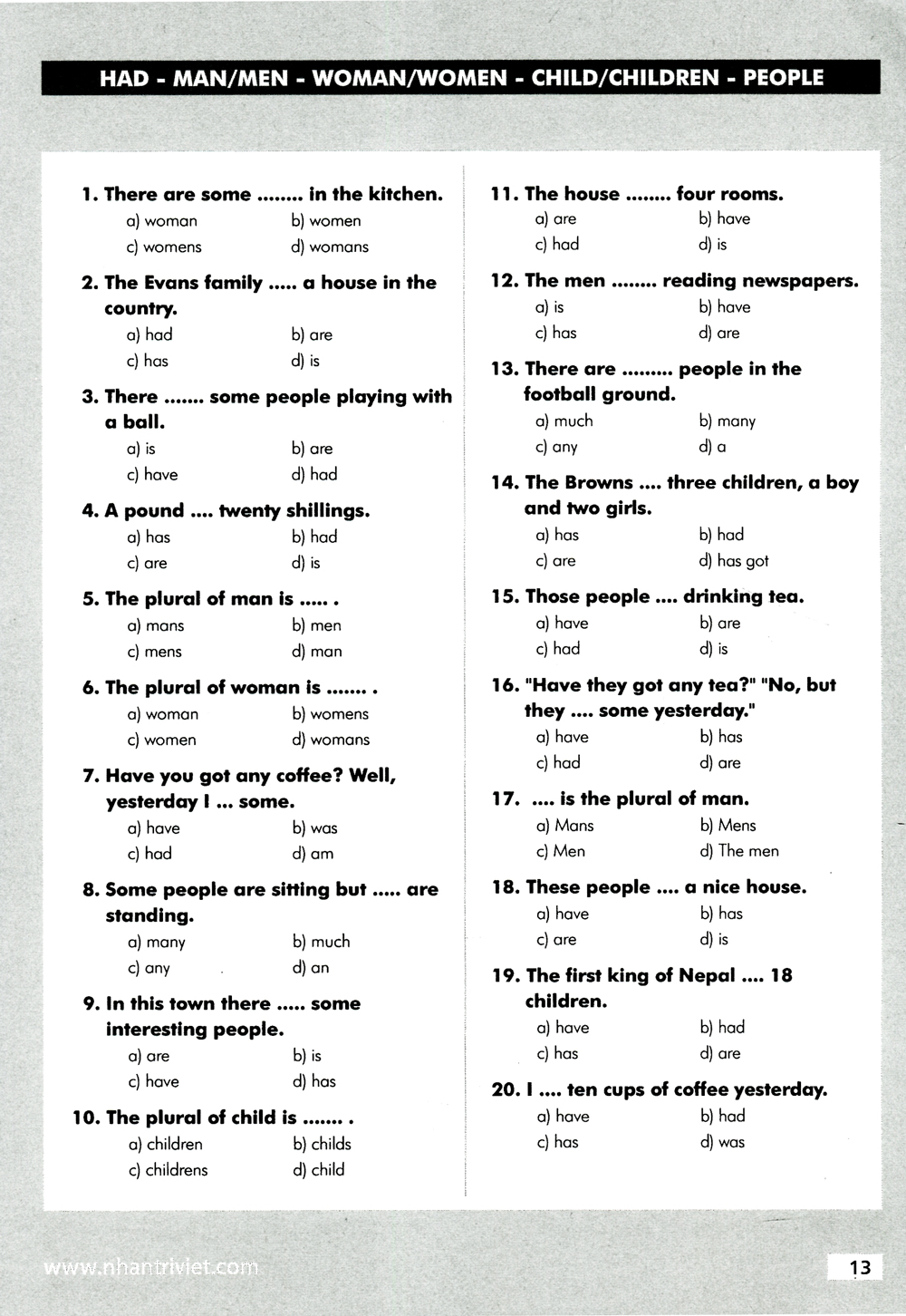 bộ 1500 structured tests level 1