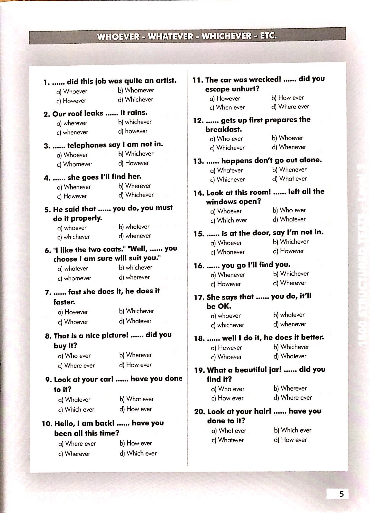 bộ 1500 structured tests level 3