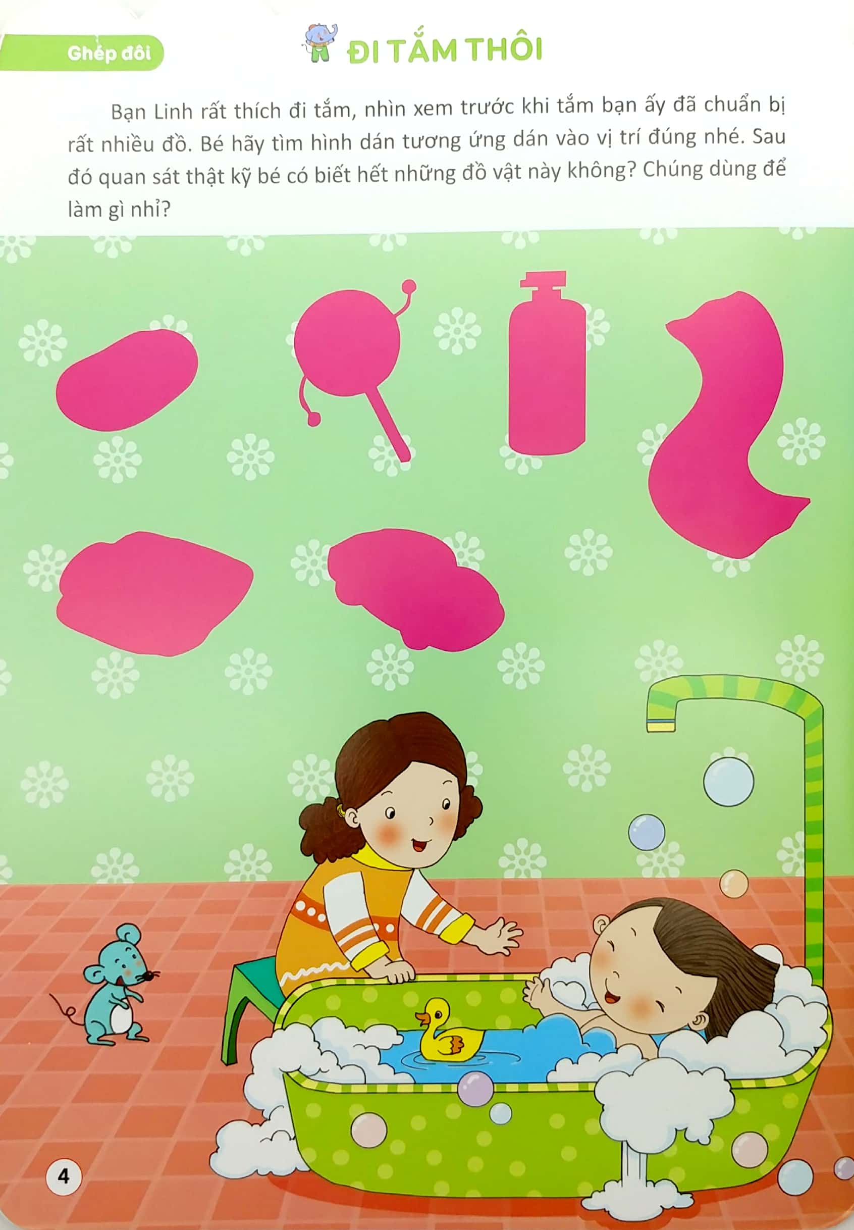 bộ 168 stickers - bóc dán hình thông minh phát triển tư duy toán học 4