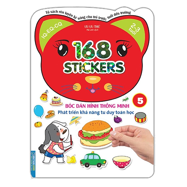 bộ 168 stickers - bóc dán hình thông minh phát triển tư duy toán học 5