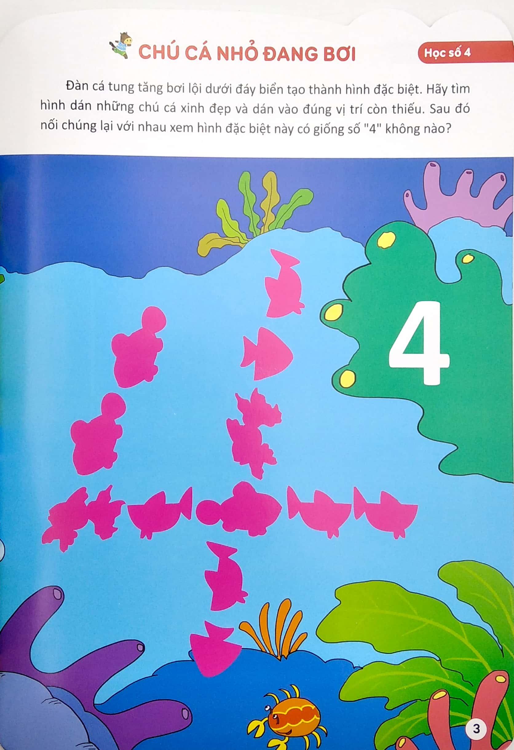 bộ 178 stickers - bóc dán thông minh phát triển khả năng tư duy toán học (3 - 4 tuổi) - tập 2