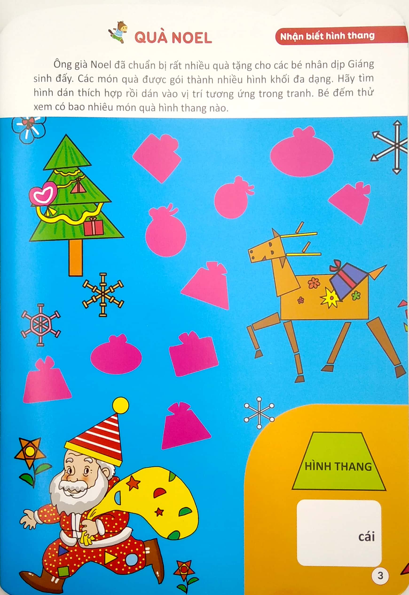 bộ 188 stickers - bóc dán thông minh phát triển khả năng tư duy toán học (4 - 5 tuổi) - tập 3