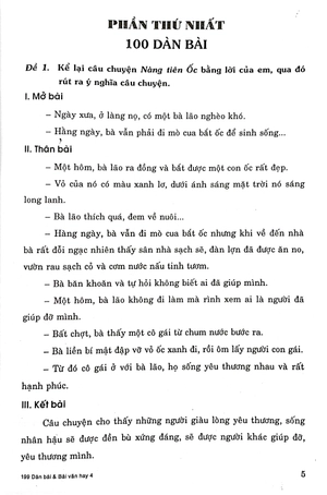 bộ 199 dàn bài và bài văn hay 4