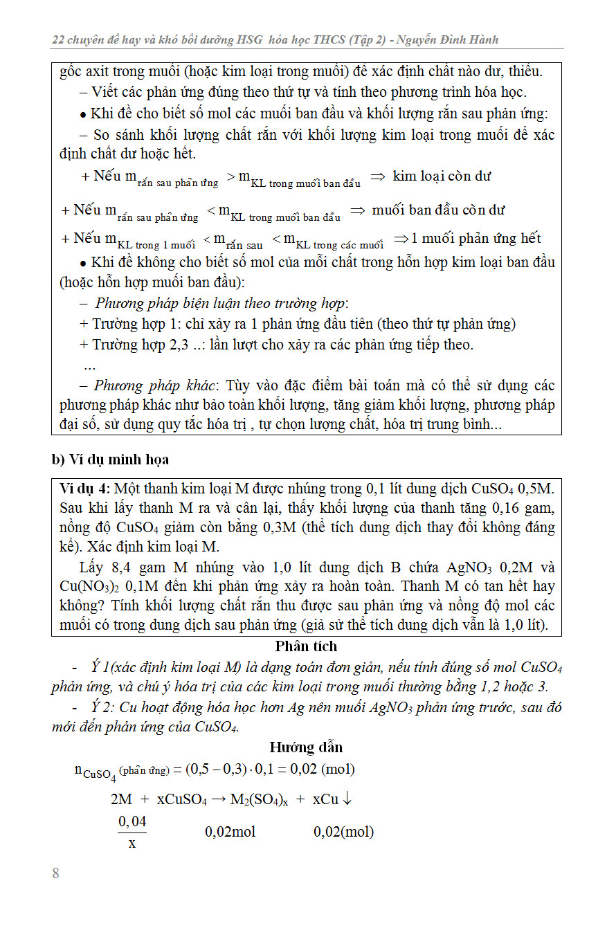 Bo
						
										
										22 Chuyen De Hay Va Kho - Bo Duong Hoc Sinh Gioi - Hoa Hoc THCS - Tap 2