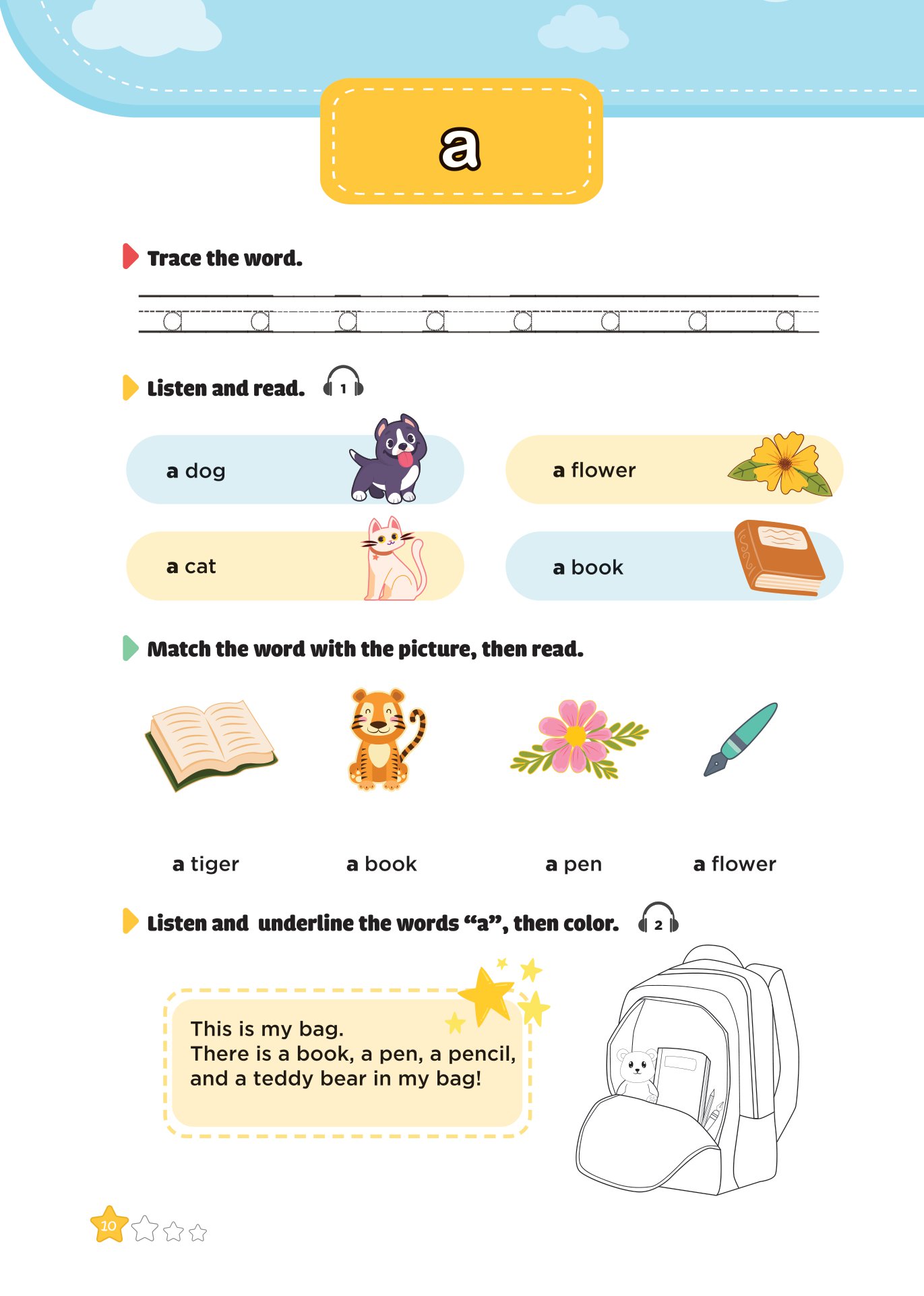 bộ 300 first sight words for kids - 1