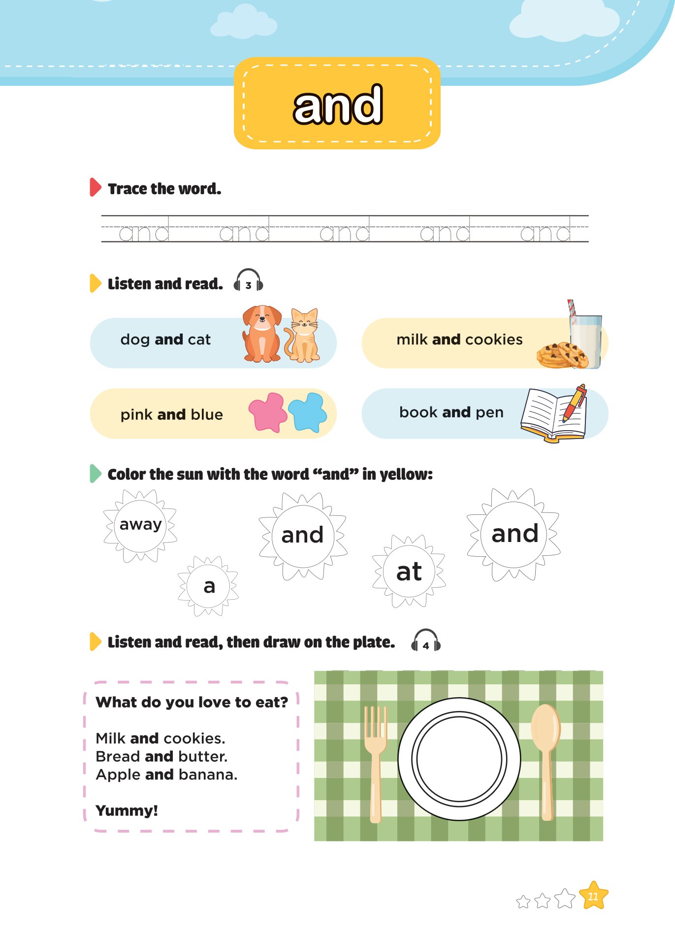bộ 300 first sight words for kids - 1