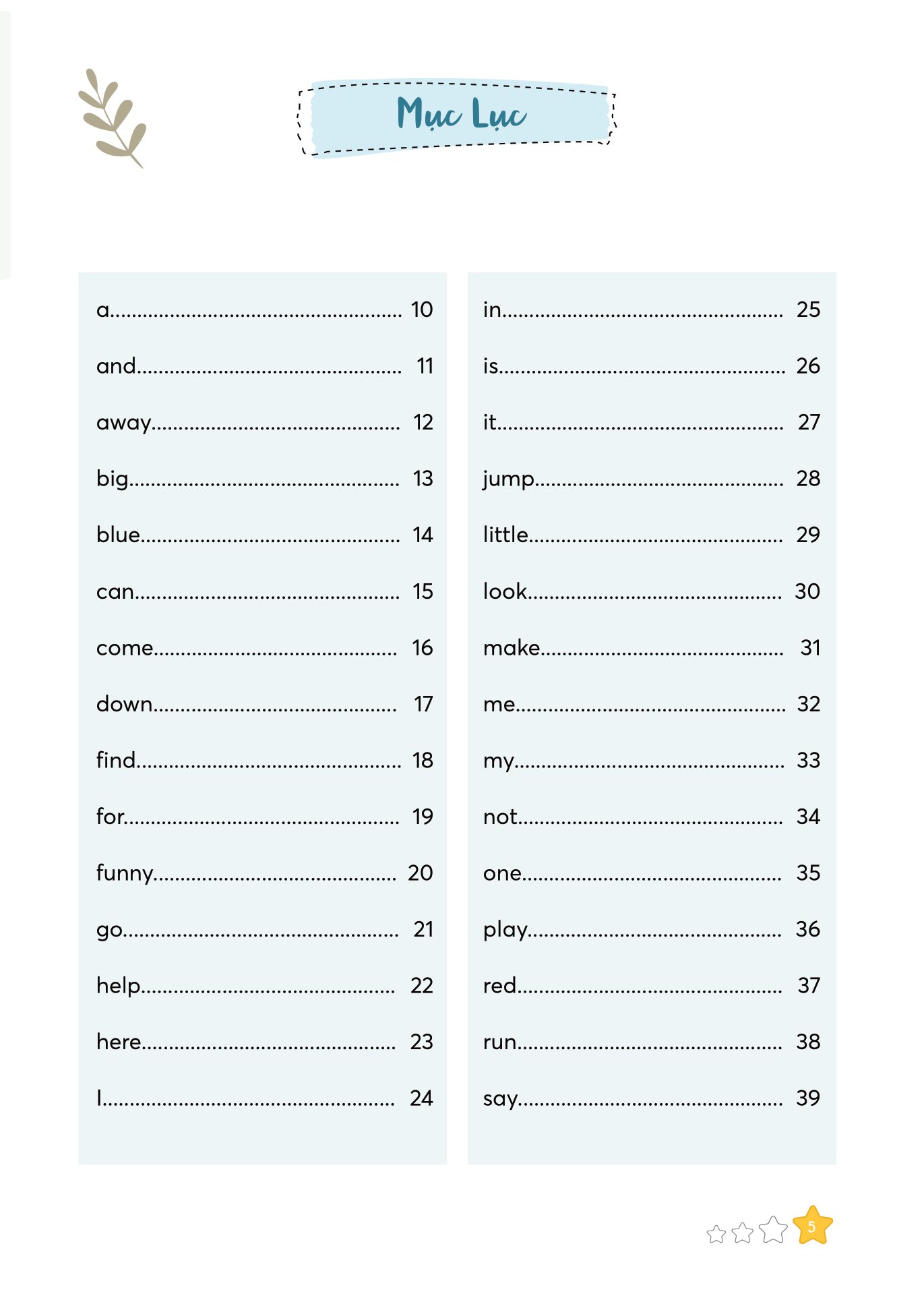 bộ 300 first sight words for kids - 1