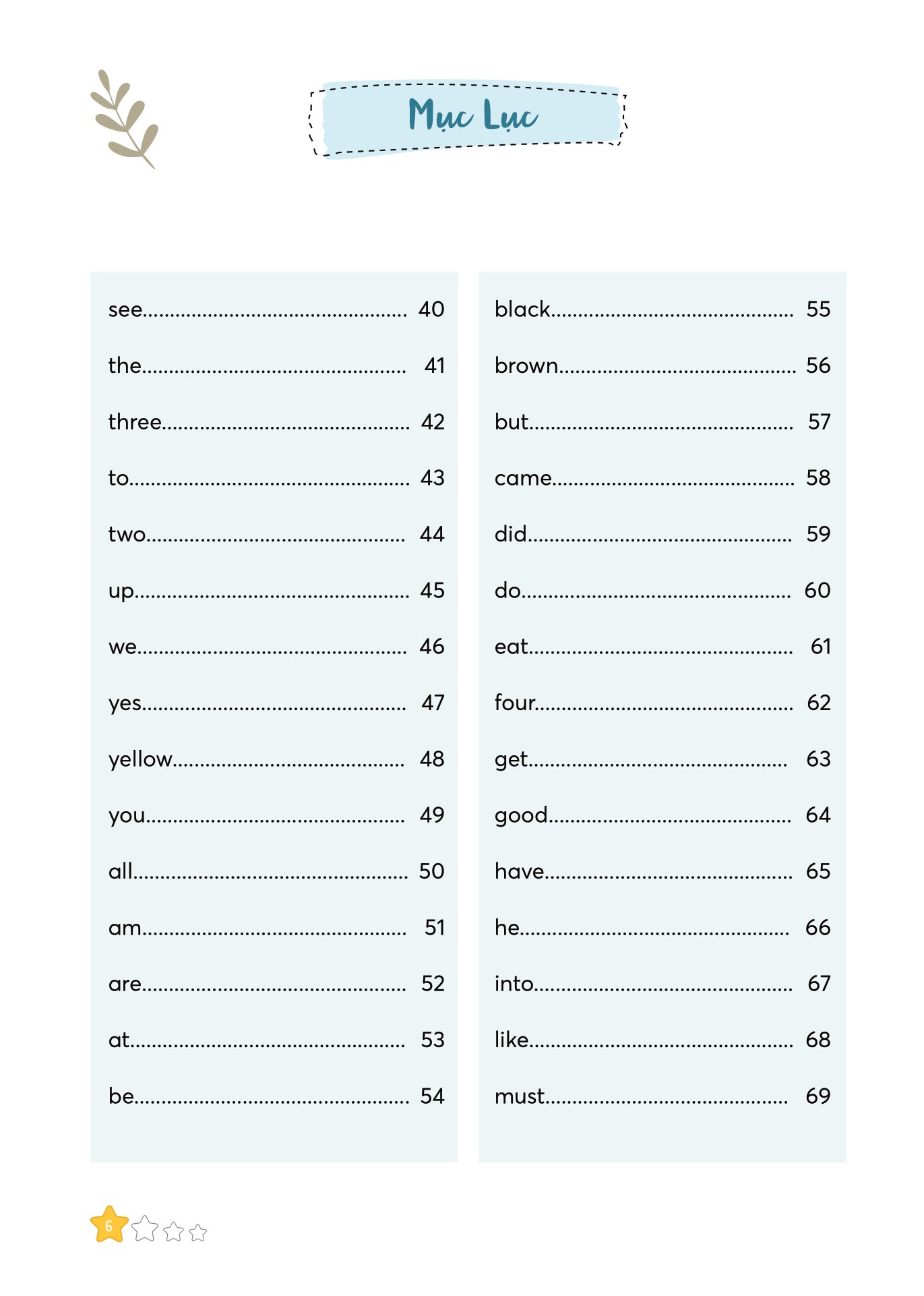 bộ 300 first sight words for kids - 1