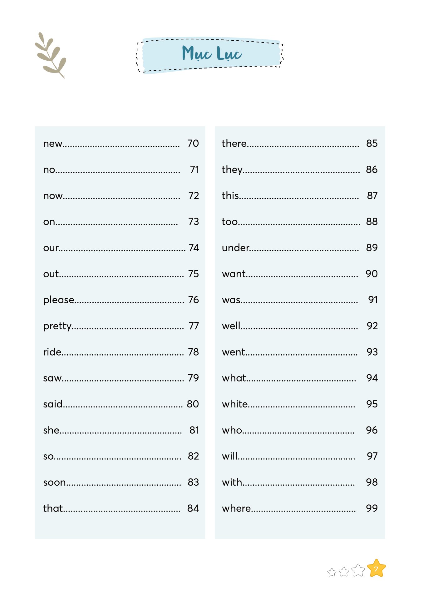 bộ 300 first sight words for kids - 1