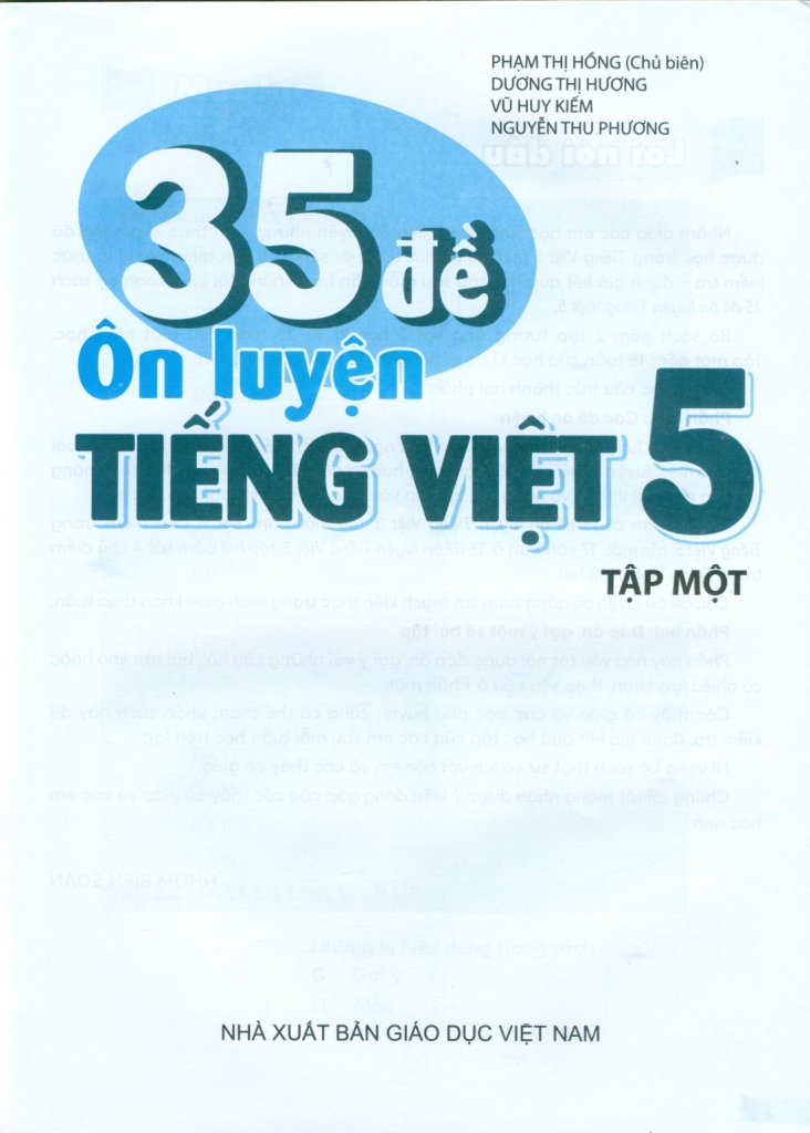 Bo
						
										
										35 De On Luyen Tieng Viet 5 - Tap 1 (Ket Noi)