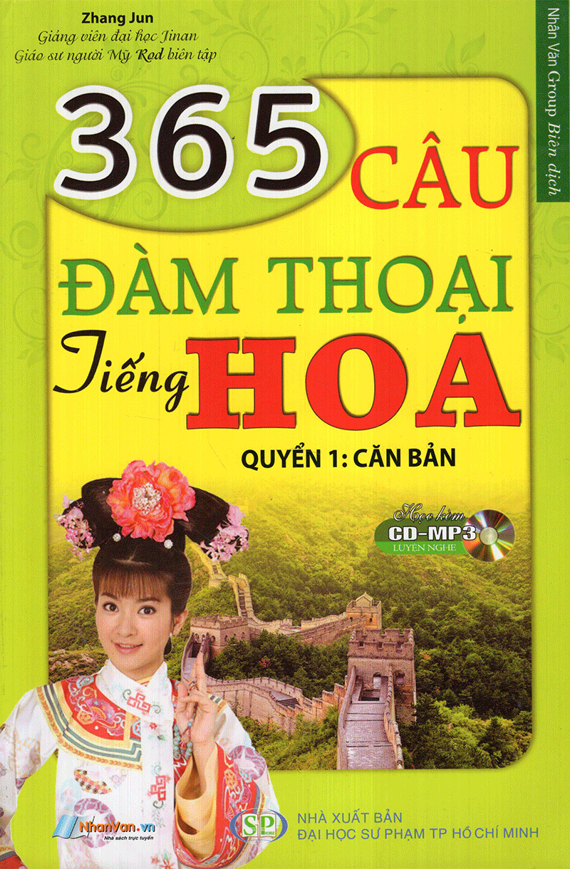 bộ 365 câu đàm thoại tiếng hoa quyển 1 cơ bản (kèm cd)