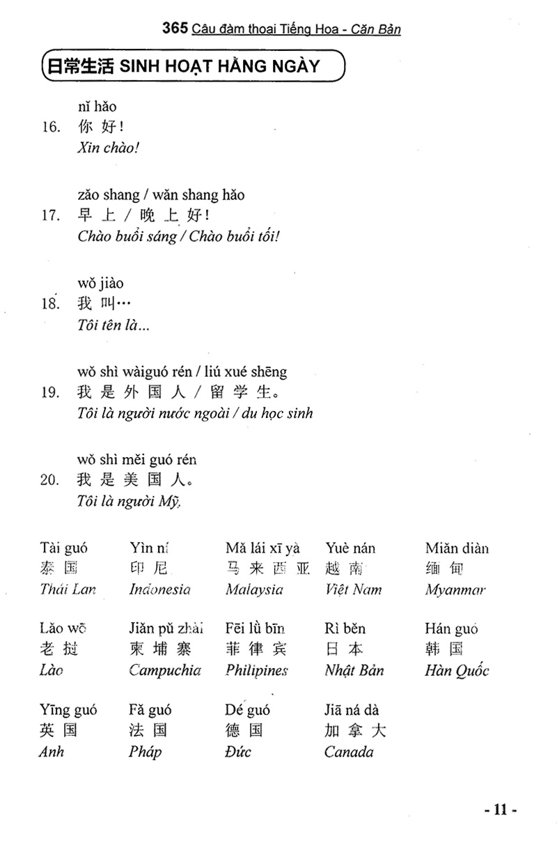 bộ 365 câu đàm thoại tiếng hoa quyển 1 cơ bản (kèm cd)