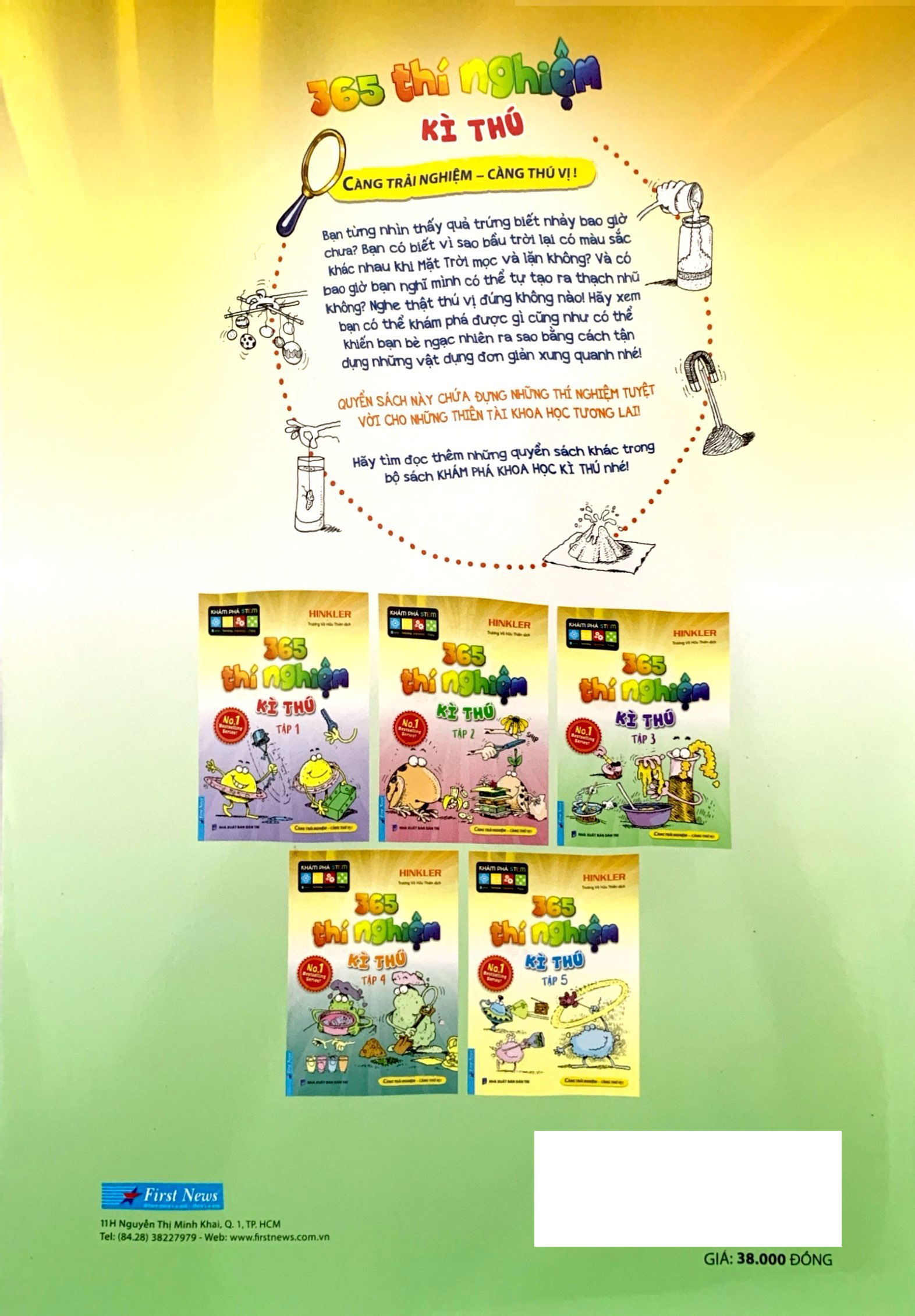 Bộ
						
										
										365 Thí Nghiệm Kì Thú - Tập 3 (Tái Bản 2023)