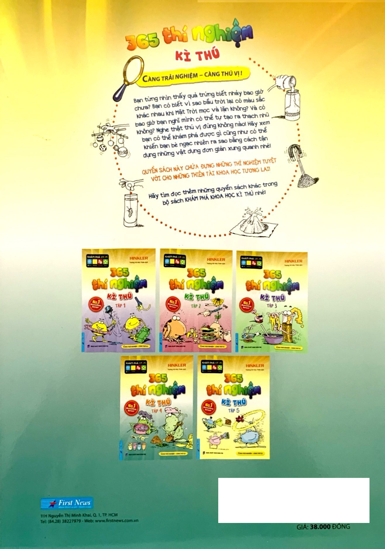 Bo
						
										
										365 Thi Nghiem Ki Thu - Tap 4 (Tai Ban 2021)