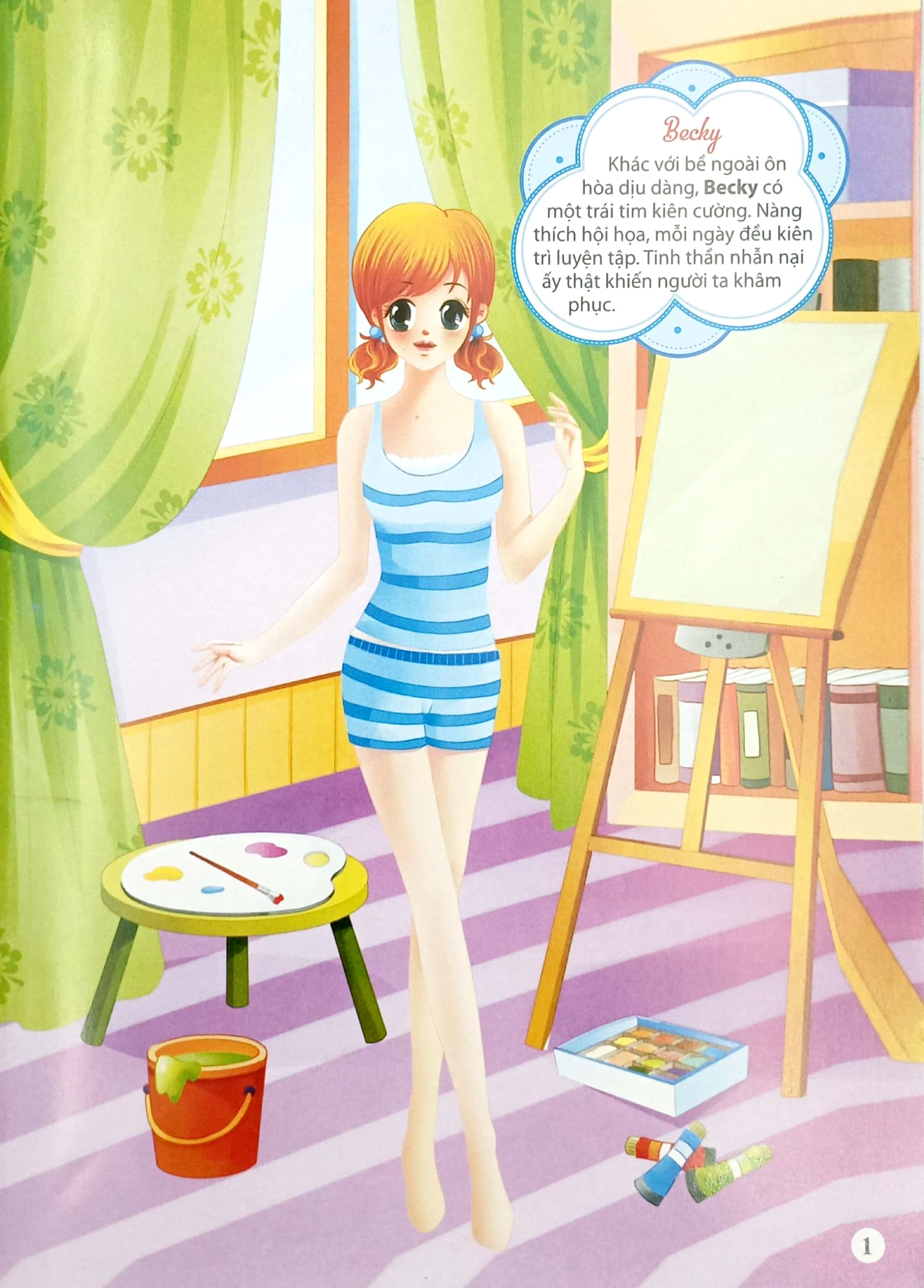 bộ 368 bóc dán sticker - hình dán trang phục công chúa - quyển 10 - ngọt ngào