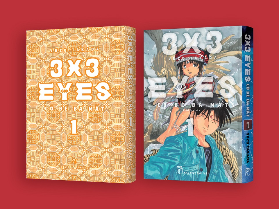 bộ 3x3 eyes - cô bé ba mắt - tập 1 - tặng kèm card nhựa + postcard giấy