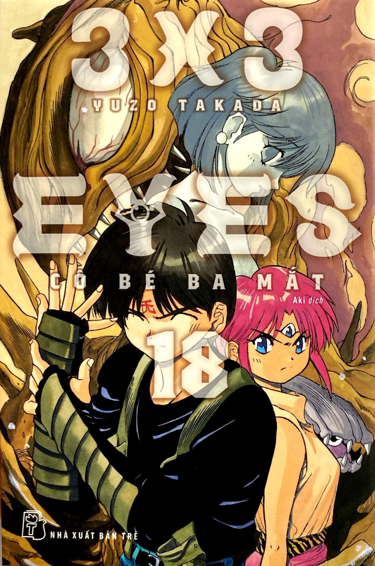 Bo
						
										
										3x3 Eyes - Co Be Ba Mat - Tap 18 - Tang Kem Card Giay