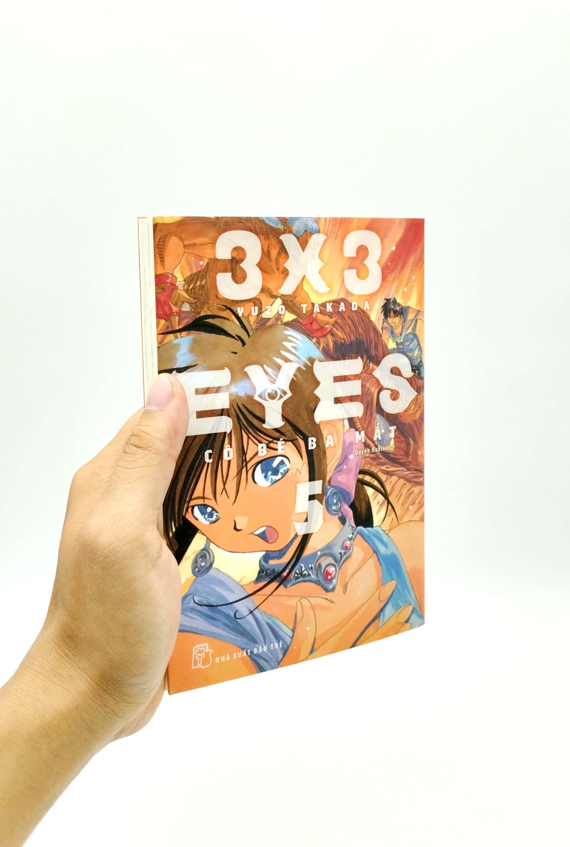 bộ 3x3 eyes - cô bé ba mắt - tập 5 - tặng kèm card giấy