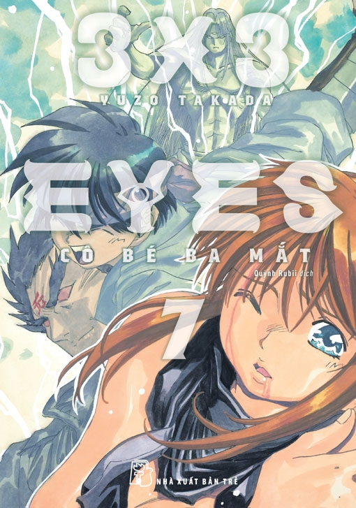 bộ 3x3 eyes - cô bé ba mắt - tập 7 - tặng kèm card giấy