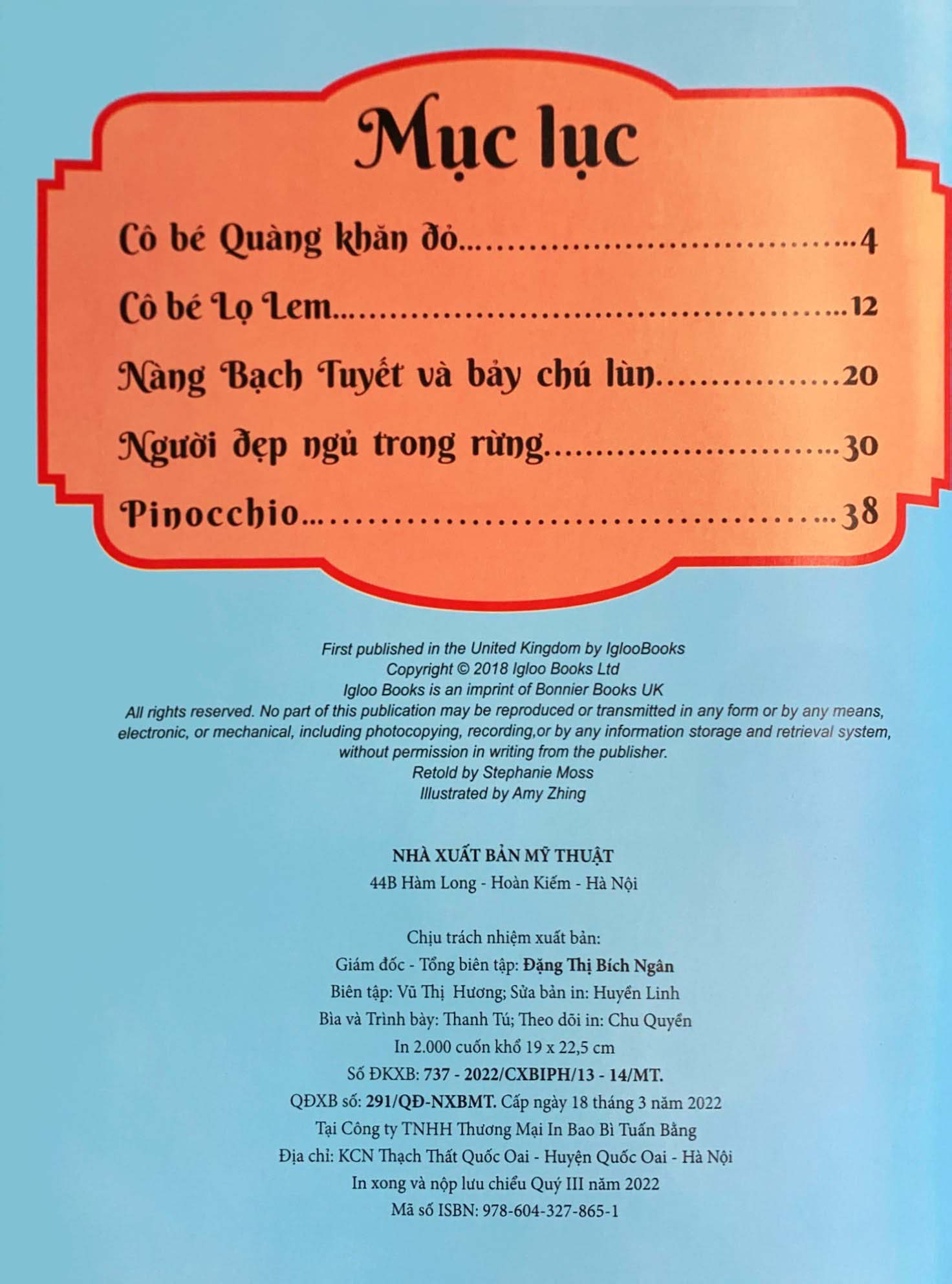 bộ 5 phút đọc truyện cùng con yêu - cô bé quàng khăn đỏ và những truyện cổ tích kinh điển khác