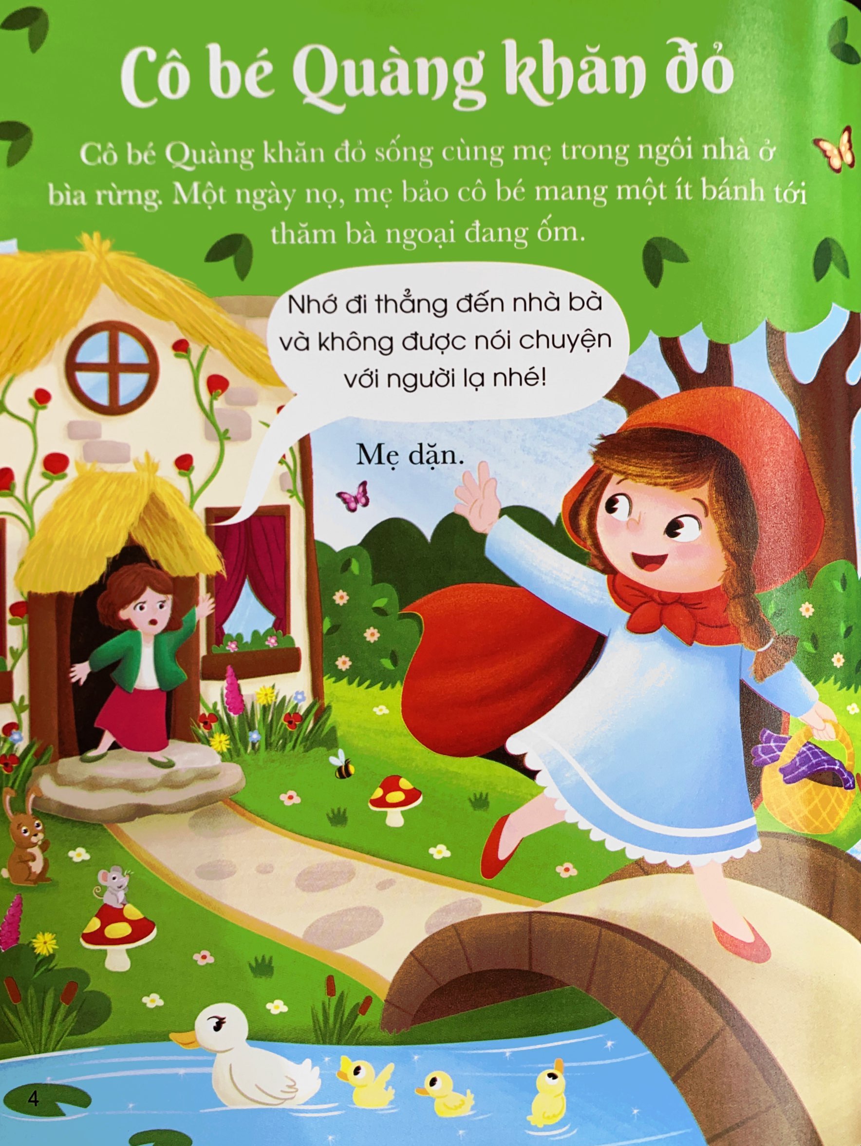 bộ 5 phút đọc truyện cùng con yêu - cô bé quàng khăn đỏ và những truyện cổ tích kinh điển khác