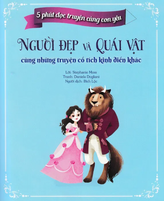 bộ 5 phút đọc truyện cùng con yêu - người đẹp và quái vật