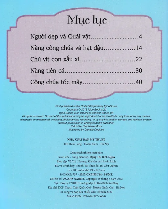 bộ 5 phút đọc truyện cùng con yêu - người đẹp và quái vật