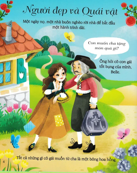 bộ 5 phút đọc truyện cùng con yêu - người đẹp và quái vật