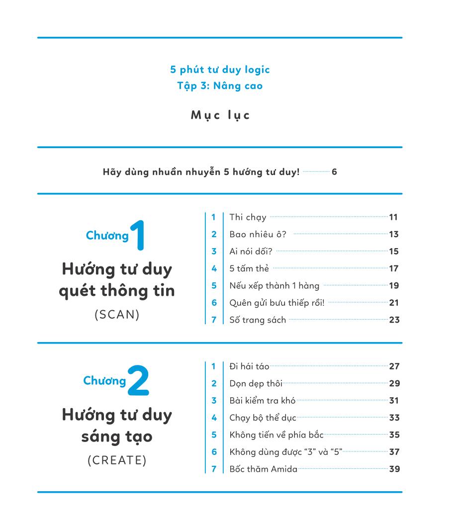 bộ 5 phút tư duy logic - tập 3: nâng cao