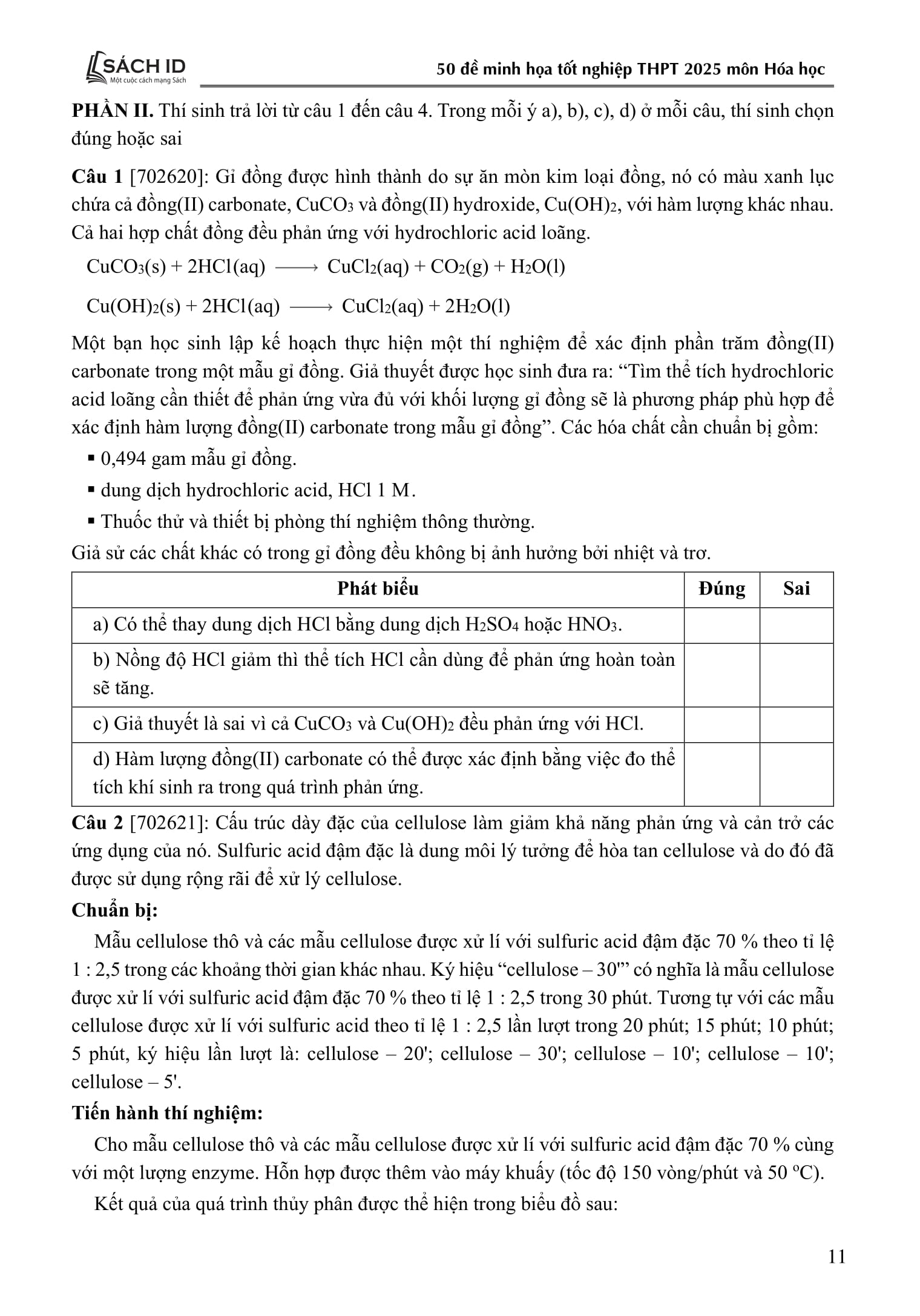 Bo
						
										
										50 De Minh Hoa Tot Nghiep THPT 2025 - Mon Hoa Hoc