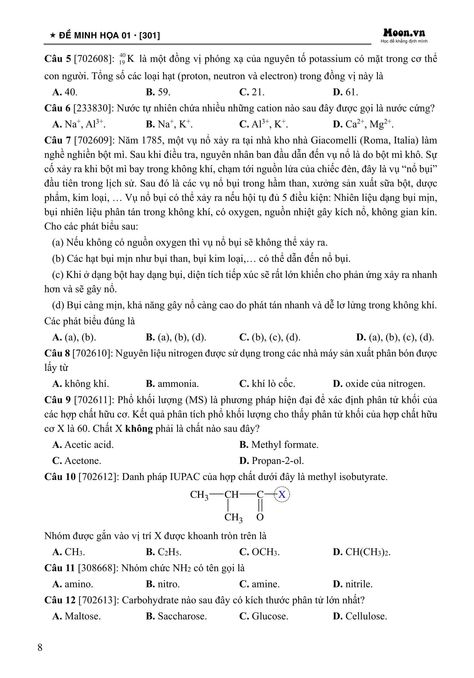 Bo
						
										
										50 De Minh Hoa Tot Nghiep THPT 2025 - Mon Hoa Hoc